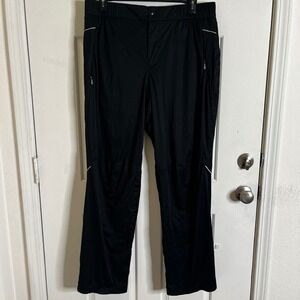 NWT Adidas Softshell‎ Golf Soft Shell Pants Mens L Black ClimaProof Lighweight